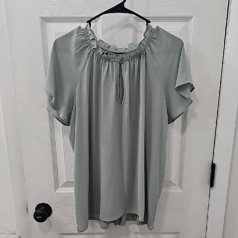 LOFT Sage Green Blouse